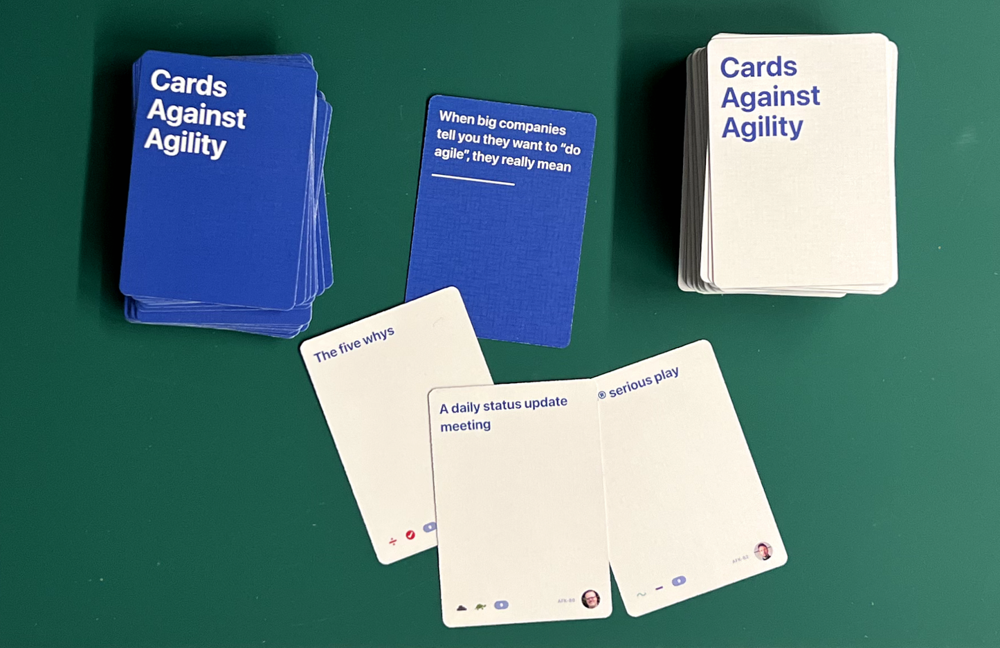 Cards Against Agility card game