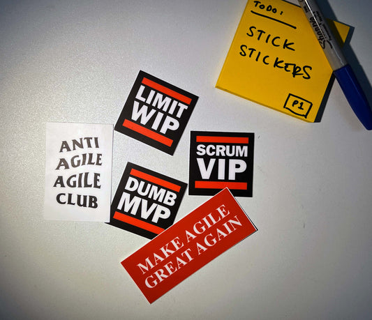 Scrum Try Ruck Sticker Cards & Stickers – Agile Supplies